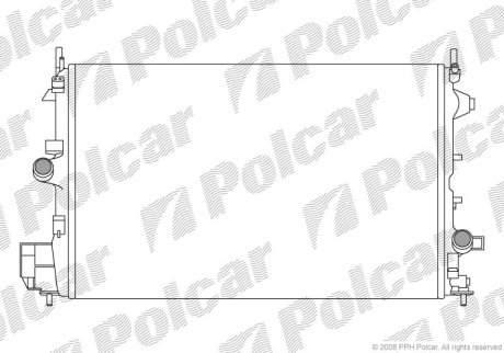 Радіатор охолодження POLCAR 5518085X (фото 1)