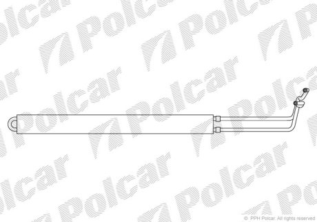 Радіатор масла POLCAR 5520L81X