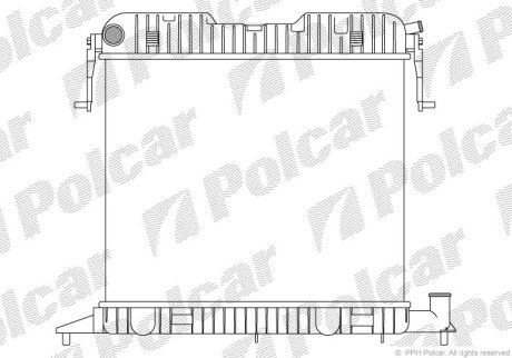 Радіатор охолодження POLCAR 552508-3