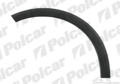 Молдинг крила передній лівий Opel Corsa C / Combo 00-10 POLCAR 555601-6