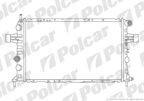 Радіатор охолодження POLCAR 556008-2