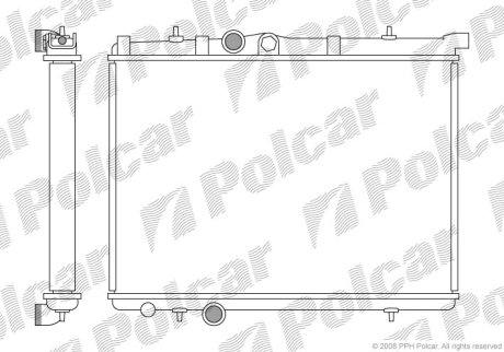 Радіатор охолодження POLCAR 572308-3