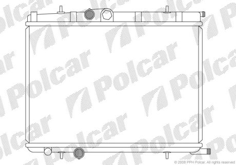 Радіатор охолодження POLCAR 572308-7