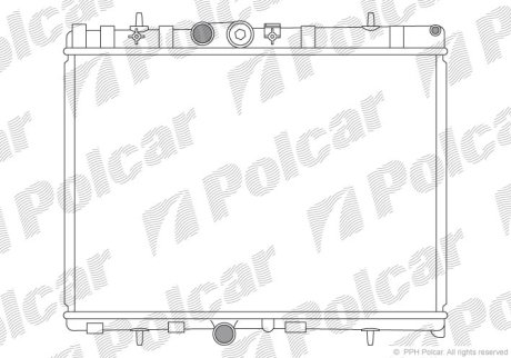 Радіатор охолодження POLCAR 572408-2