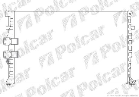 Радіатор охолодження POLCAR 574608A0