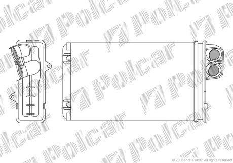 Радіатор обігріву POLCAR 5746N8-1 (фото 1)