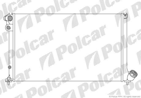 Радіатор охолодження POLCAR 574708A2