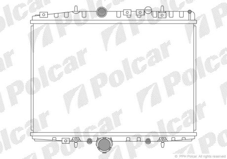 Радіатор охолодження POLCAR 576608-2