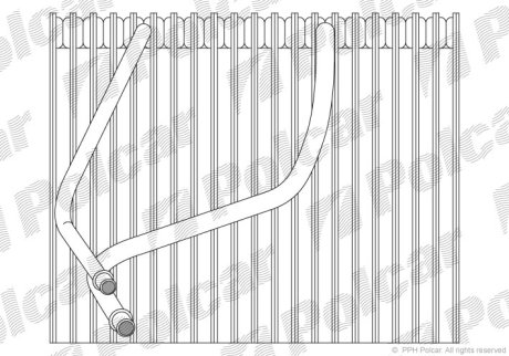 Випарник кондиціонера POLCAR 6007P8-3 (фото 1)