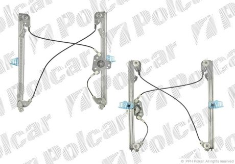 Склопідйомник електричний без електромотора POLCAR 6012PSG2 (фото 1)