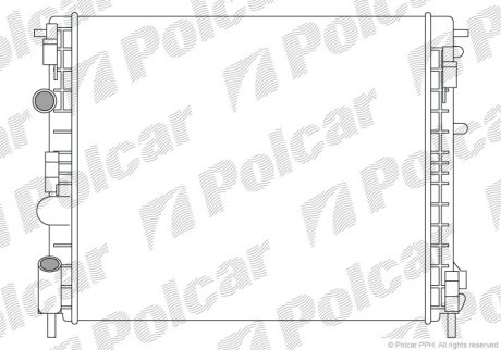 Радіатор охолодження POLCAR 601508-4