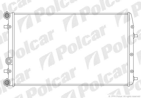 Радіатор охолодження POLCAR 691308-5