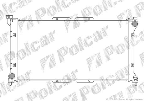 Радіатор охолодження POLCAR 720608-1