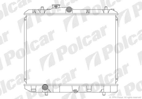 Радіатор охолодження POLCAR 7406081K