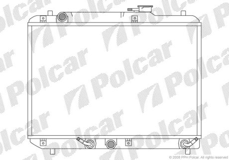 Радіатор охолодження POLCAR 741208-2