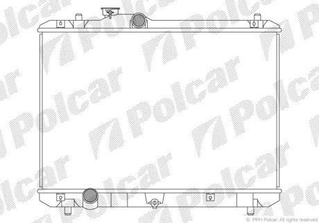 Радіатор охолодження POLCAR 742308-1