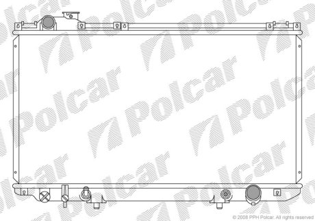 Радіатор охолодження POLCAR 802008-1