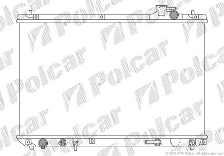 Радіатор охолодження POLCAR 806008-1