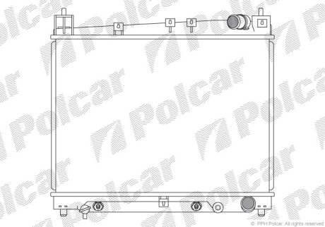 Радіатор охолодження POLCAR 810308-4