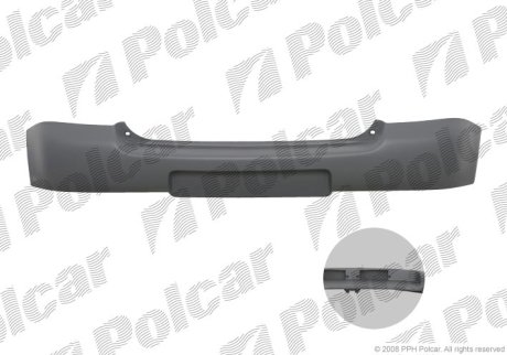 Бампер задній POLCAR 810396-1