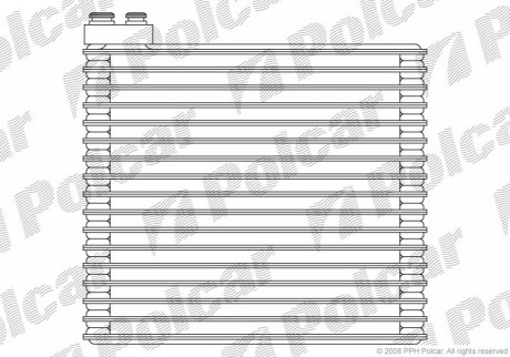 Випарник кондиціонера POLCAR 8103P8-1