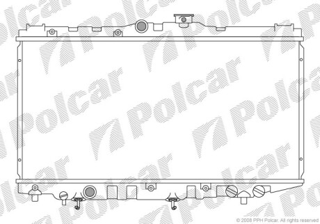 Радіатори охолодження POLCAR 810908-6