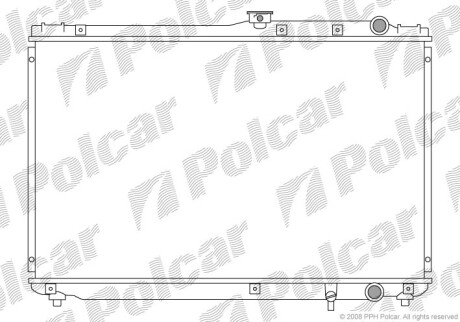 Радіатор охолодження POLCAR 813308-4