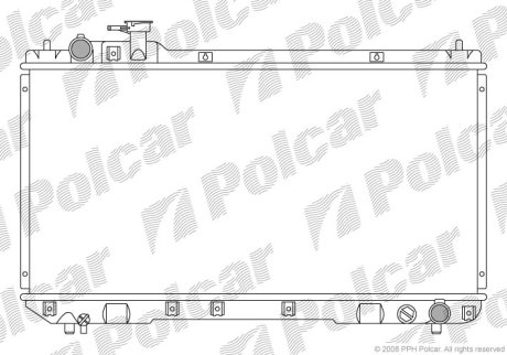 Радіатор охолодження POLCAR 814408-2