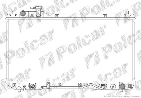 Радіатор охолодження POLCAR 814408-4