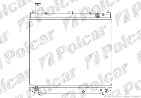 Радіатор охолодження POLCAR 816508-3