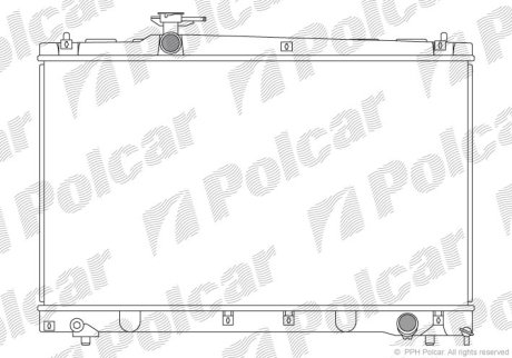 Радіатор охолодження POLCAR 818708-2