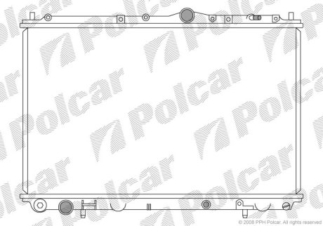 Радіатор охолодження POLCAR 904008-1 (фото 1)