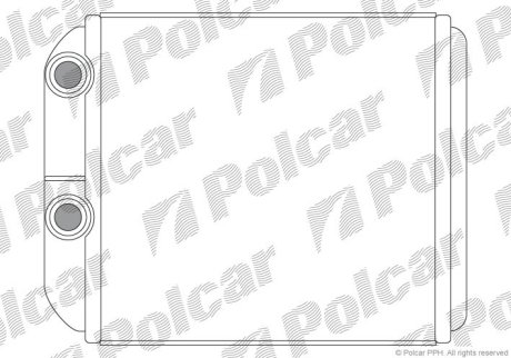 Радіатор обігріву POLCAR 9040N8A1