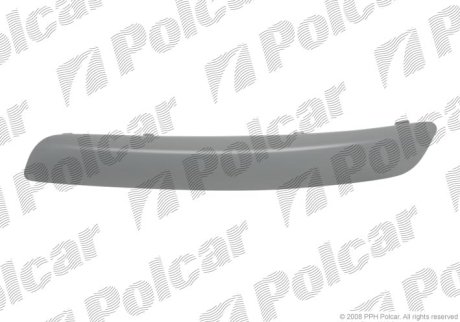 Накладка бампера переднього права POLCAR 95130716 (фото 1)