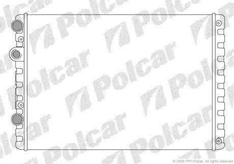 Радіатор охолодження POLCAR 952408A2