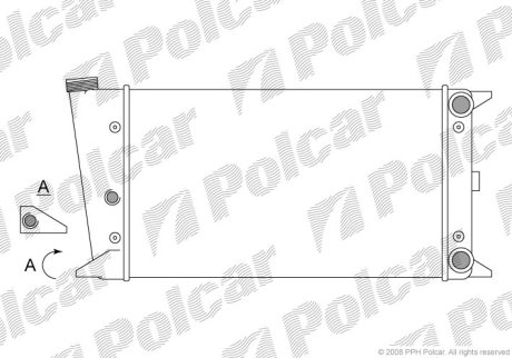 Радіатор охолодження POLCAR 953108-6