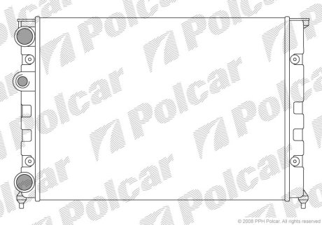 Радіатор охолодження POLCAR 953808-1