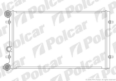 Радіатор охолодження POLCAR 954108-2