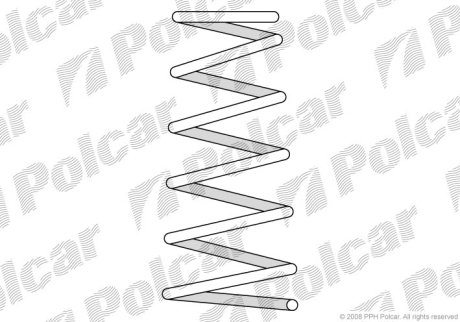 Пружина POLCAR ST582025 (фото 1)