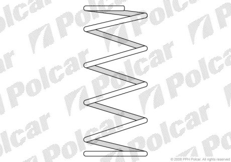 Пружина POLCAR SU22024 (фото 1)