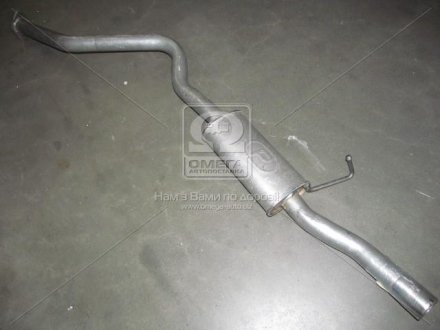 Глушитель (задняя часть) алюминизированная сталь Hyundai H-200 2,5TD (97-) (10.54) POLMOSTROW 1054 (фото 1)