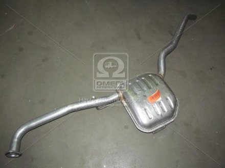 Глушитель, алюм. сталь, средн.часть Opel Omega B 2.5i прав kat 94- (17.232) POLMOSTROW 17232 (фото 1)
