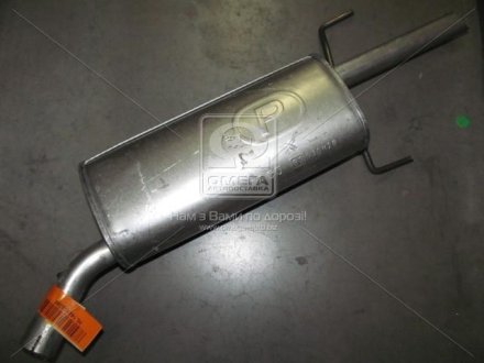 Глушитель (задняя часть) алюминизированная сталь Opel Vectra B 1.7TD (95-97) (17.55) POLMOSTROW 1755