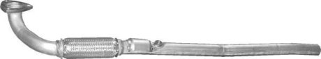 Глушитель, алюм. сталь, передн. часть Opel Meriva A 1.6i 16V 08/05-05/10 (17.614) POLMOSTROW 17614