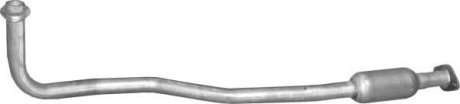 Глушитель, алюм. сталь, середн. часть Opel Vectra B 1.6 96-02 (17.631) POLMOSTROW 17631 (фото 1)