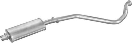 Глушитель, алюм. сталь, середн. часть Peugeot 306 1.8i 16S kat 93-98 (19.58) POLMOSTROW 1958