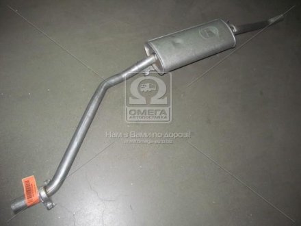 Глушитель (задняя часть) алюминизированная сталь VW Jetta 1.3, 1.6, 1.6D (30.12) POLMOSTROW 3012 (фото 1)