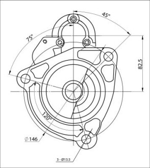 Стартер PRESTOLITE ELECTRIC 861040