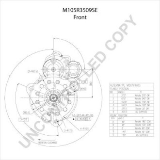 Стартер PRESTOLITE ELECTRIC M105R3509SE