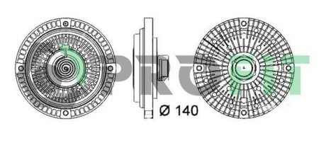 Муфта вентилятора PROFIT 1720-3019
